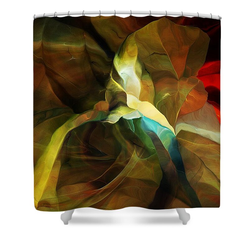  Shower Curtain featuring the digital art Still Life 110214 by David Lane