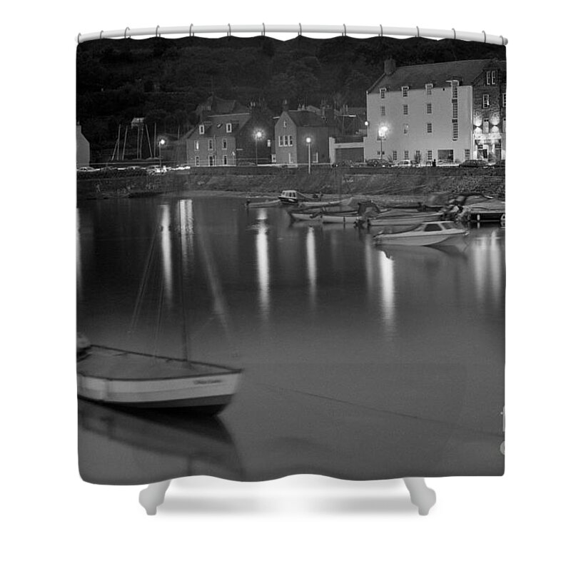 Stonehaven Shower Curtain featuring the photograph Stonehaven Harbour by Riccardo Mottola