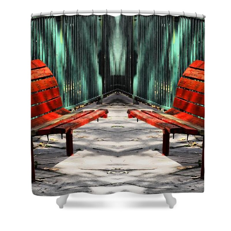 Design Shower Curtain featuring the photograph Stop And Relax by Marcia Lee Jones