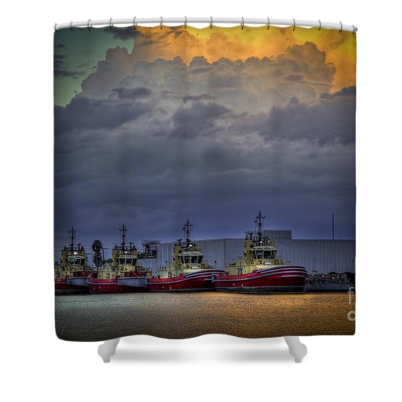 Storm Clouds Shower Curtain featuring the photograph Storm Brewing by Marvin Spates