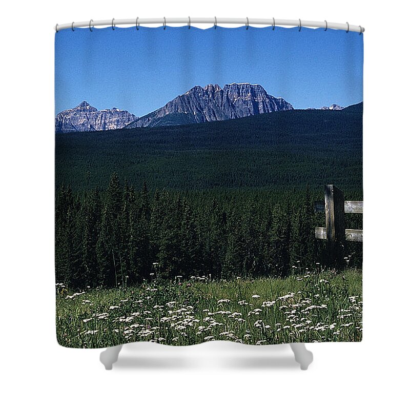 Storm Shower Curtain featuring the photograph Storm Mountain by Sharon Elliott