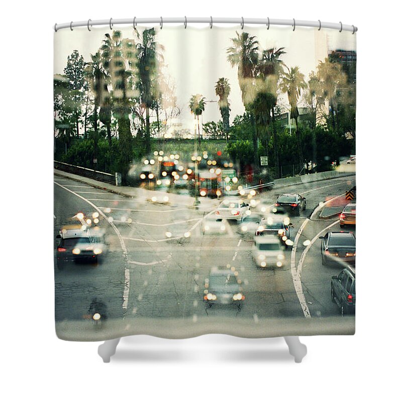 Scenics Shower Curtain featuring the photograph Straight At The Fork by By Jimmay Bones