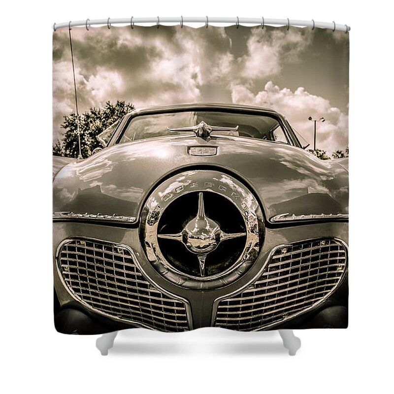 Studebaker Shower Curtain featuring the photograph Studebaker by David Morefield