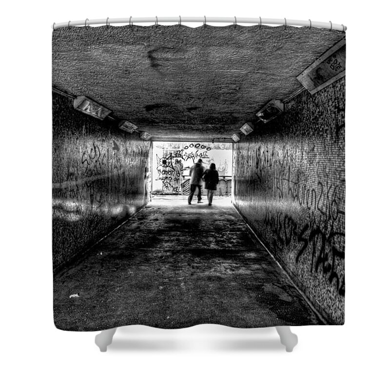 Subway Shower Curtain featuring the photograph Subway by Nigel R Bell
