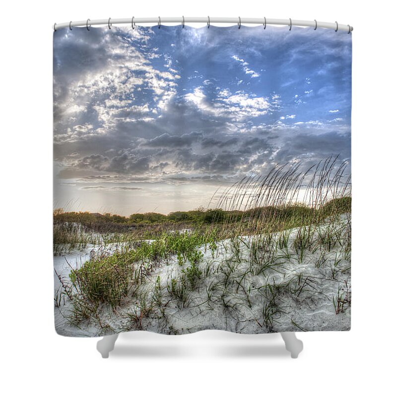 Sullivan's Island Lighthouse Shower Curtain featuring the photograph Sullivan's Island Lighthouse by Dale Powell