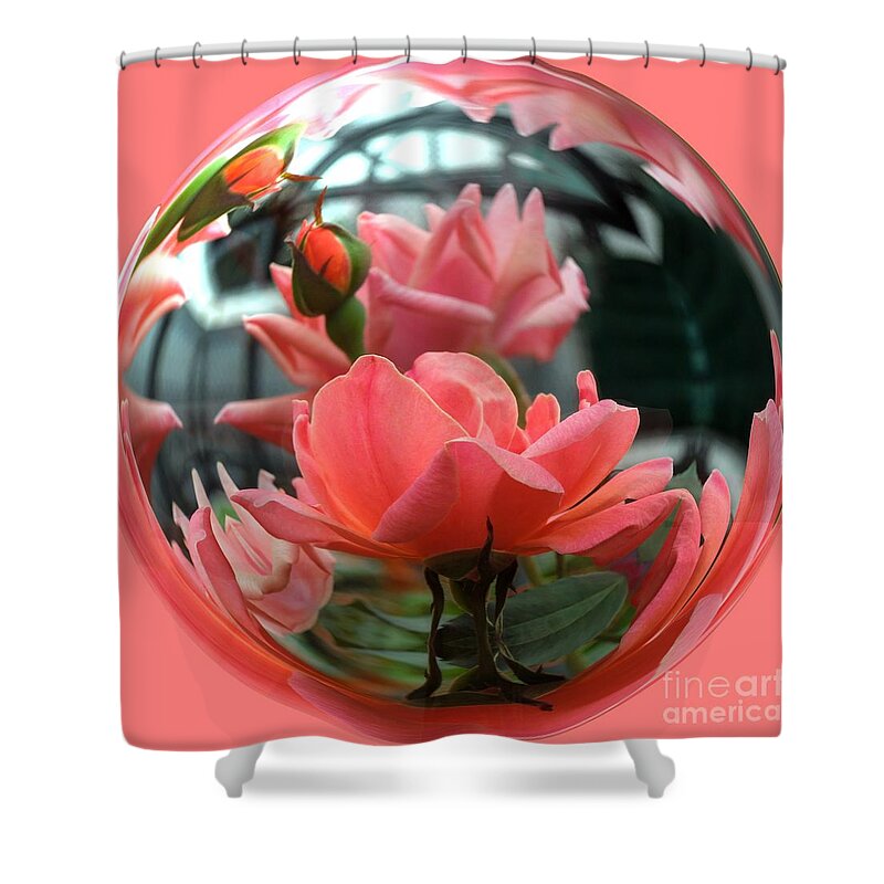 Rose Shower Curtain featuring the photograph Summer Love by Renee Trenholm