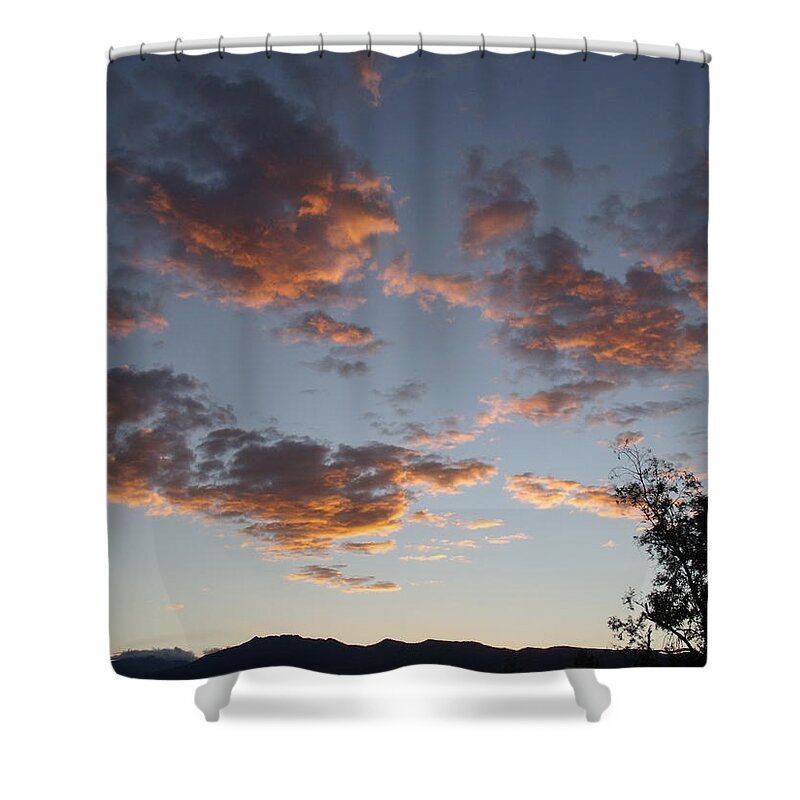 Arizona Shower Curtain featuring the photograph Sun Clouds by David S Reynolds