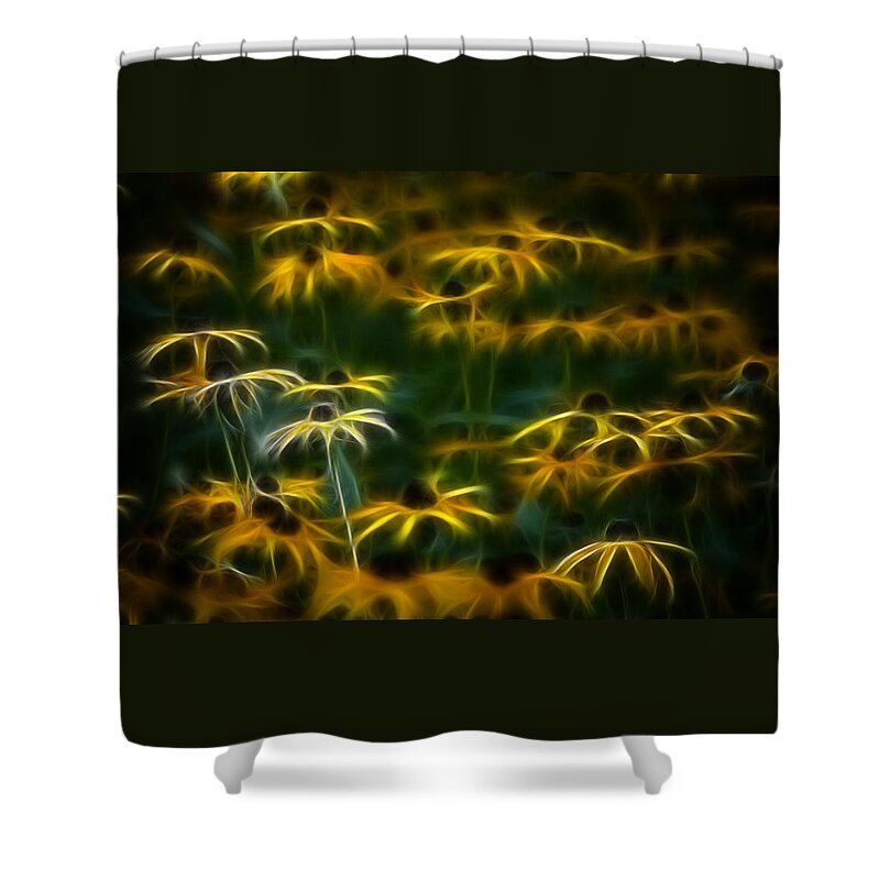 Color Shower Curtain featuring the photograph Sun Dancers by Timothy Bischoff