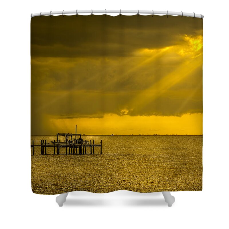 Sunbeams Shower Curtain featuring the photograph Sunbeams of Hope by Marvin Spates