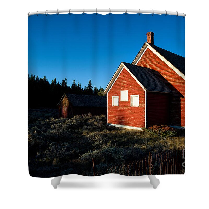 Autumn Colors Shower Curtain featuring the photograph Sunday Morning Coming Down by Jim Garrison