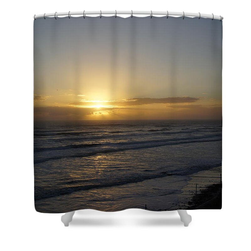 Sunrise Shower Curtain featuring the photograph Sunrise by Megan Cohen