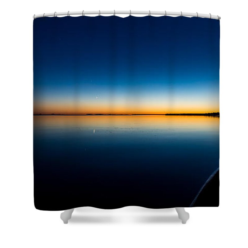 Sunset Shower Curtain featuring the photograph Sunset On Lake Mille Lacs by Paul Freidlund