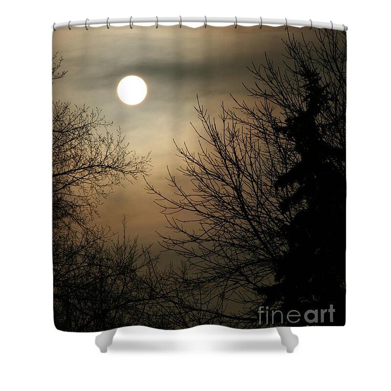Landscape Shower Curtain featuring the photograph Super Sunday by Steve Augustin