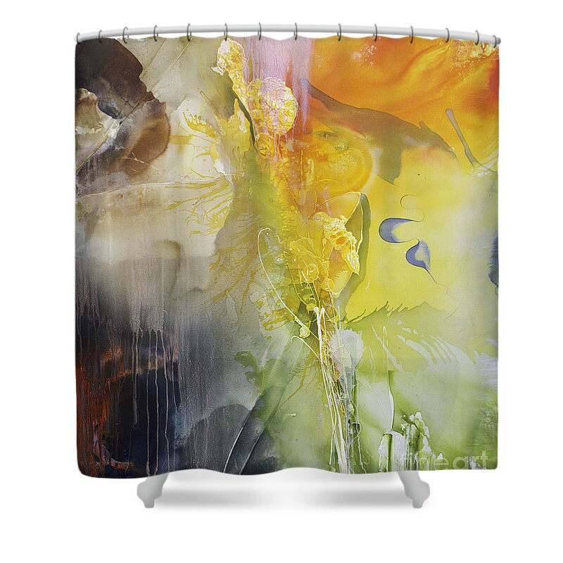 Ocean Shower Curtain featuring the painting Surge by Kasha Ritter
