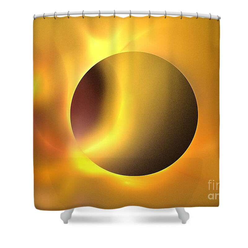 Apophysis Shower Curtain featuring the digital art Surya by Kim Sy Ok