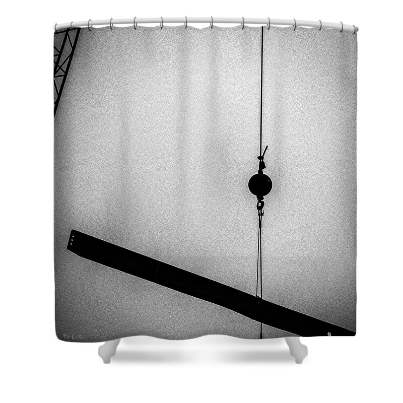 Abstract Shower Curtain featuring the photograph Suspended by Bob Orsillo
