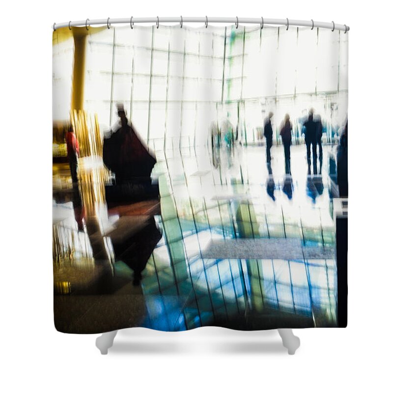 Impressionism Shower Curtain featuring the photograph Suspended in Light by Alex Lapidus
