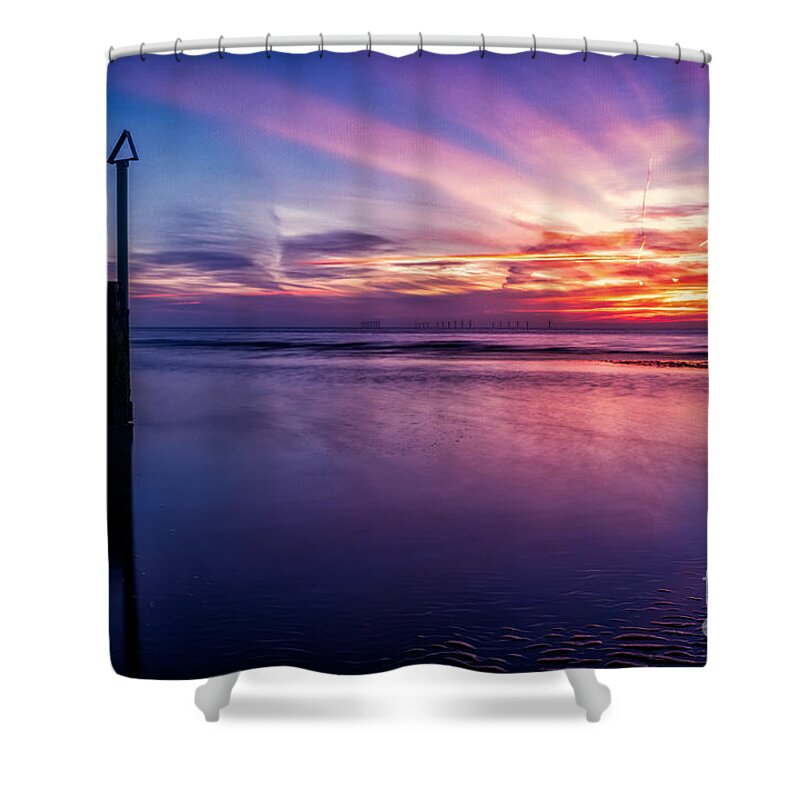 Sunset Shower Curtain featuring the photograph Sweet Sunset by Adrian Evans