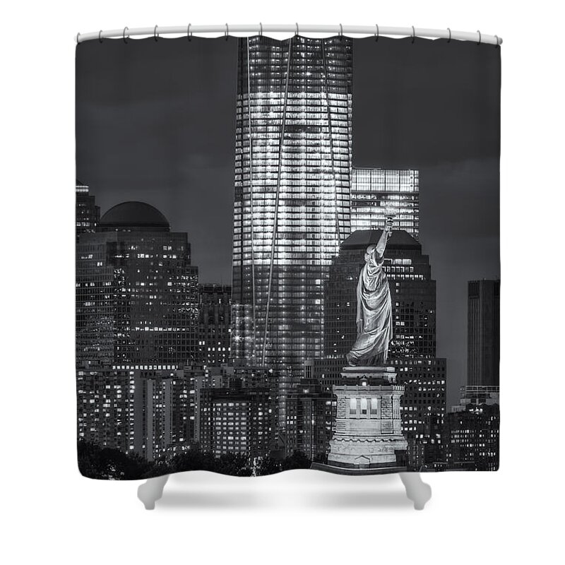 Clarence Holmes Shower Curtain featuring the photograph Symbols of Freedom III by Clarence Holmes