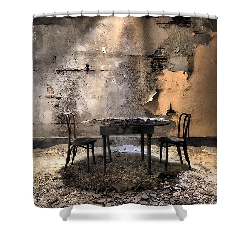 Borscht Belt Shower Curtain featuring the photograph Table 4 Two by Rick Kuperberg Sr