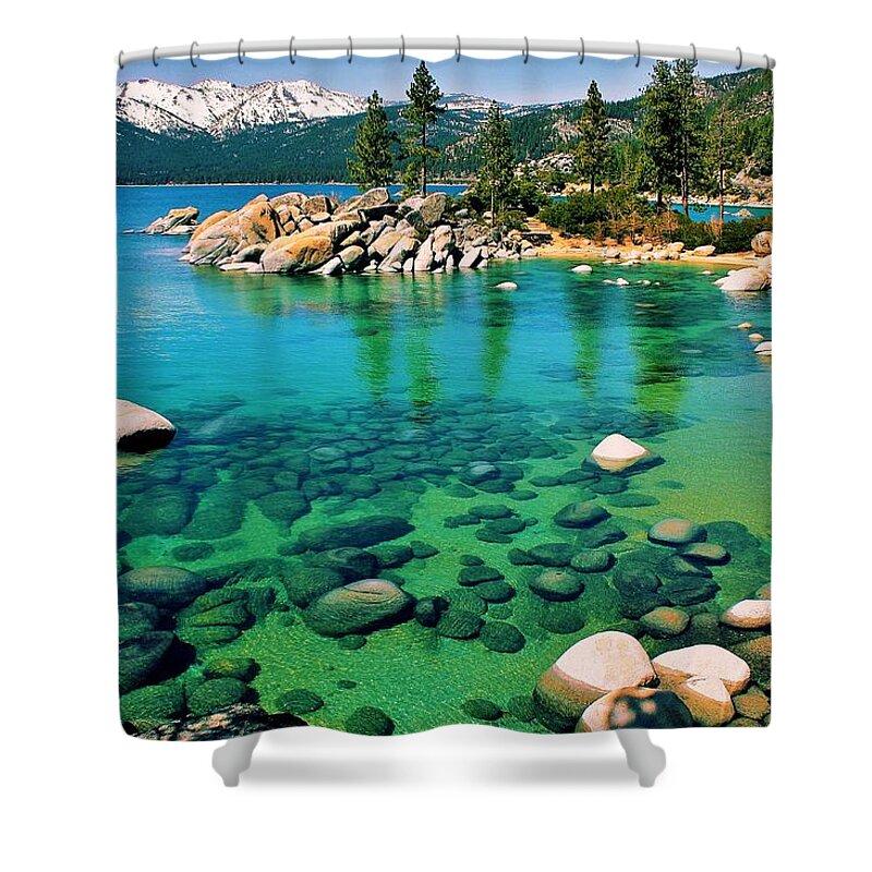 California Shower Curtain featuring the photograph Tahoe Bliss by Benjamin Yeager