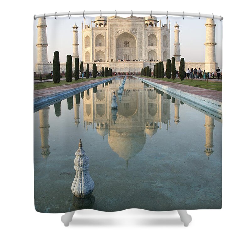 Taj Mahal Shower Curtain featuring the photograph Taj by Elena Perelman