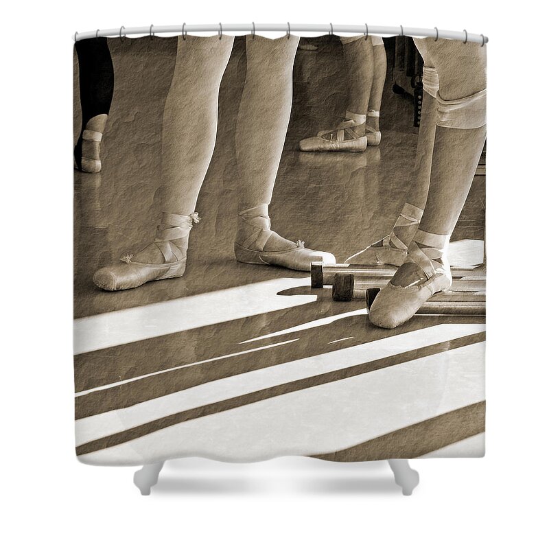 Ballet Shower Curtain featuring the photograph Taking a Break by Bill Howard