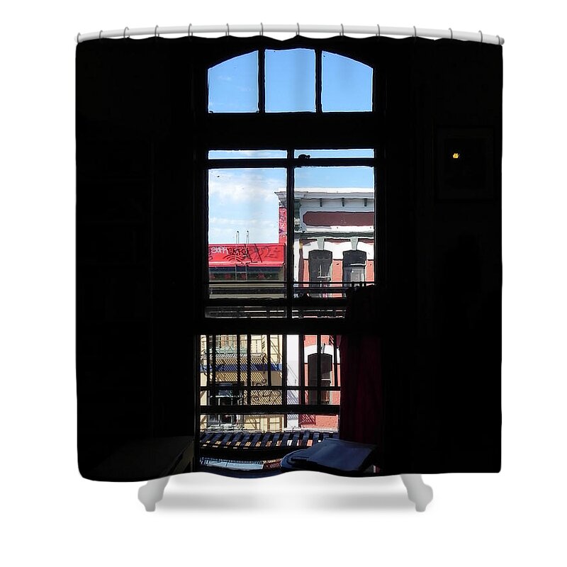 Victoria Chinatown Shower Curtain featuring the photograph Taking a break by Cheryl Hoyle