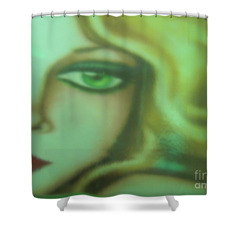 Art Print Shower Curtain featuring the photograph Tangled - Abstract by Tara Shalton