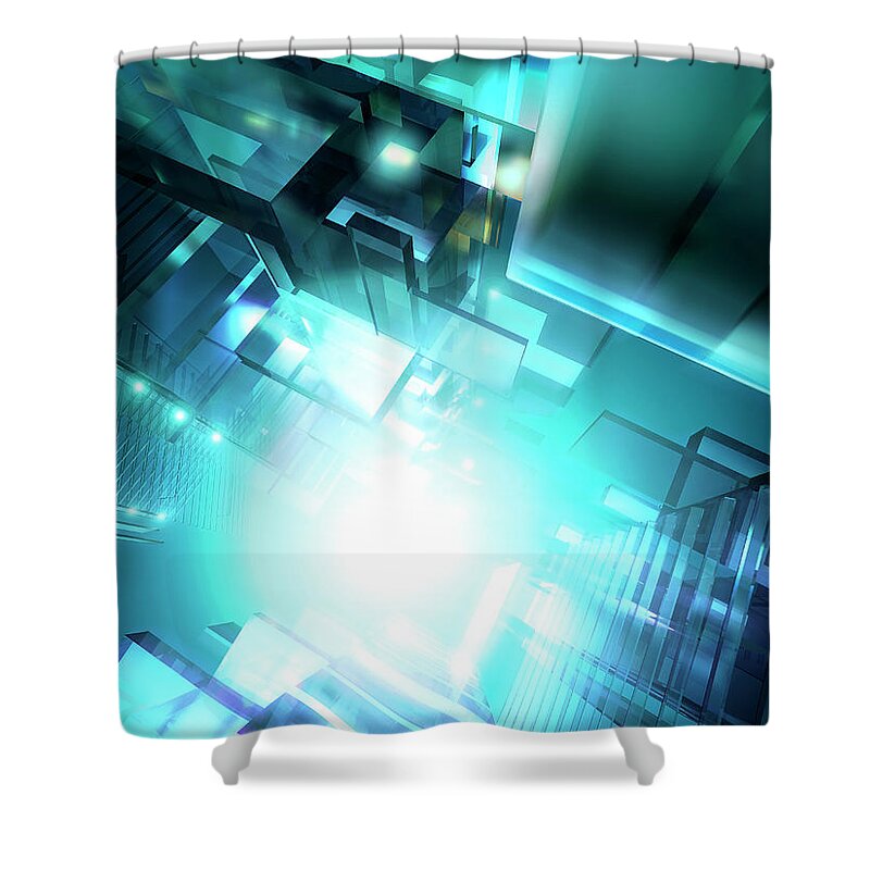 Outdoors Shower Curtain featuring the photograph Techo 01 by Mina De La O