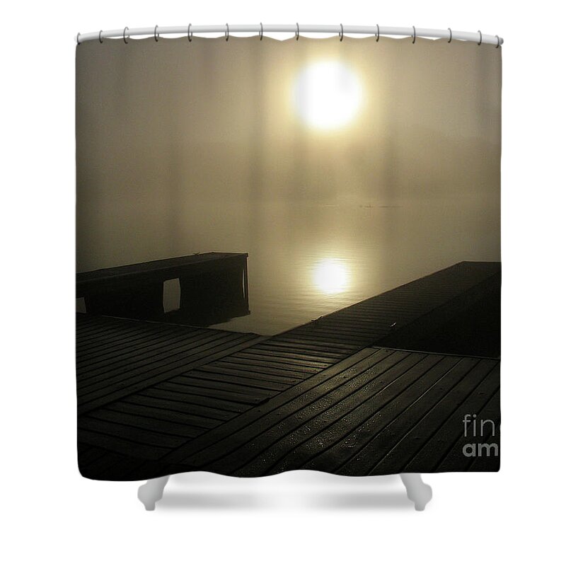 River Shower Curtain featuring the photograph Tennessee River Sunrise by Douglas Stucky