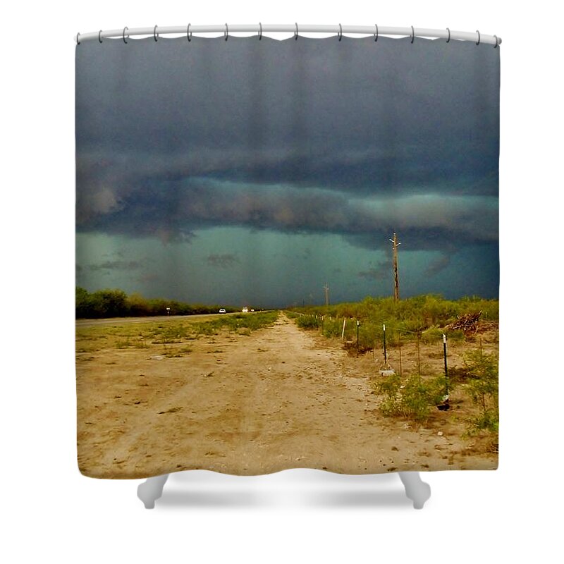 Texas Shower Curtain featuring the photograph Texas Blue Thunder by Ed Sweeney