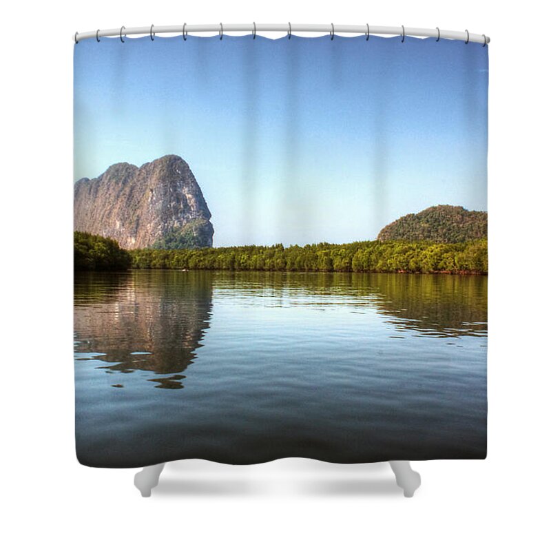 Scenics Shower Curtain featuring the photograph Thailand by Björn Disch