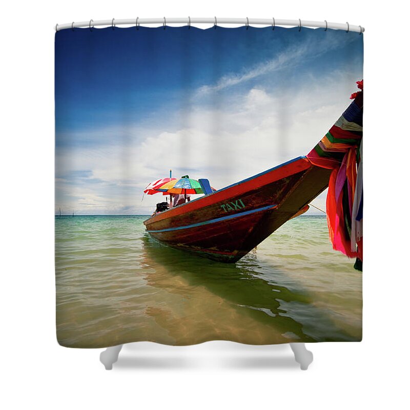 Tranquility Shower Curtain featuring the photograph Thailand by Fabio Sabatini