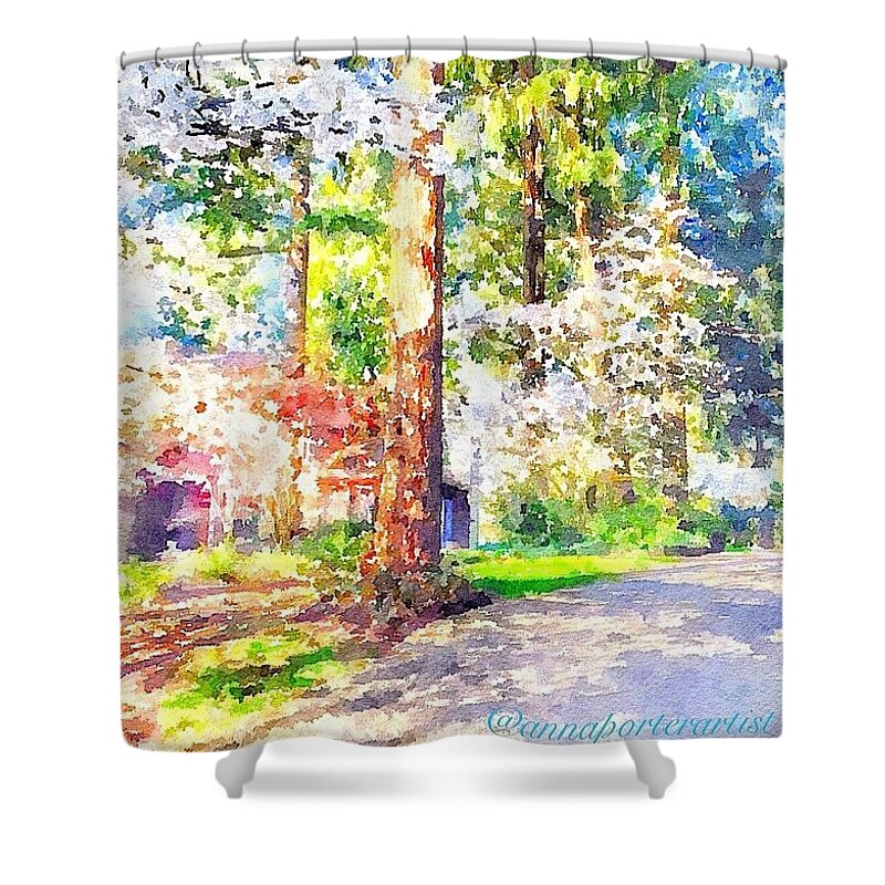 Spring Shower Curtain featuring the photograph The Beauty Of Spring In Oregon by Anna Porter
