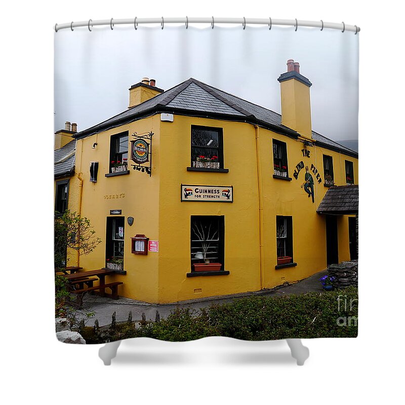 Inn Shower Curtain featuring the photograph The Blind Piper Pub by Christiane Schulze Art And Photography