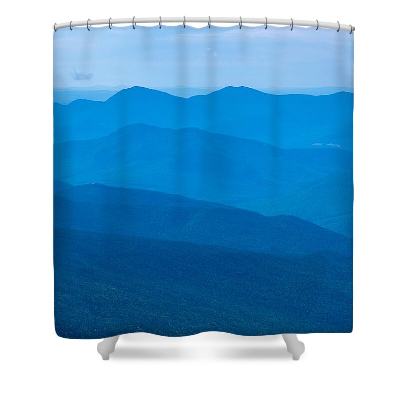 New Hampshire Shower Curtain featuring the photograph The Blues by Kristopher Schoenleber