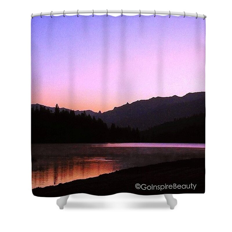 Sequoia National Forest Shower Curtain featuring the photograph The Color Of Dawn by J Lopez