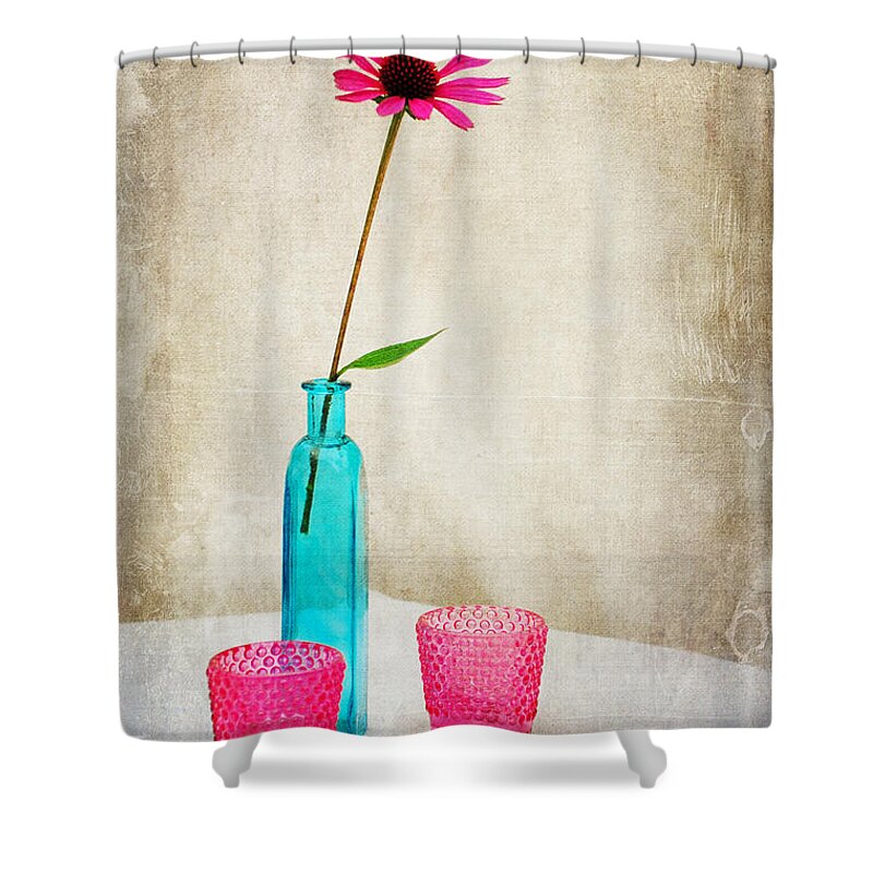 Marvelous Shower Curtain featuring the photograph The Coneflower by Randi Grace Nilsberg