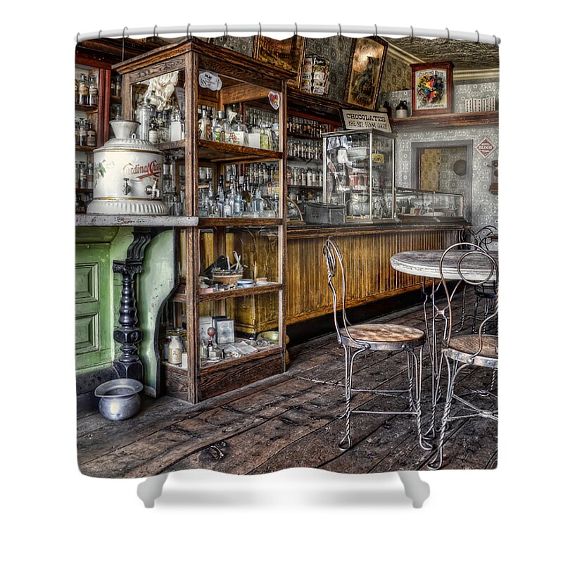 Country Store Shower Curtain featuring the photograph The Counter by Ken Smith