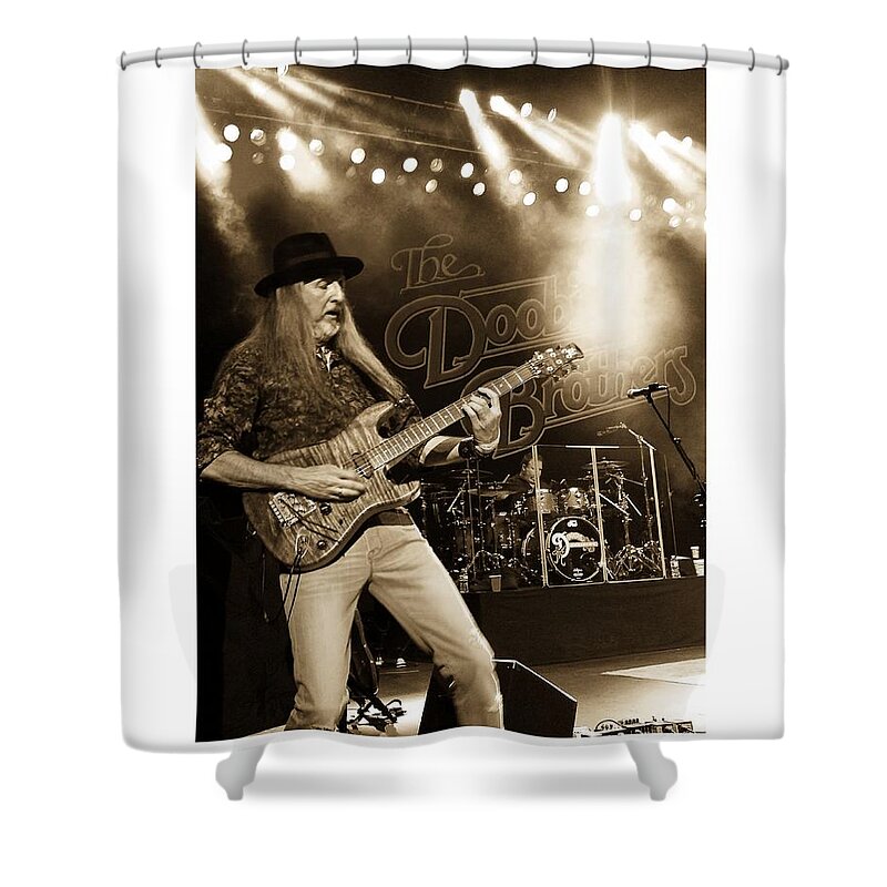 Doobie Brothers Shower Curtain featuring the photograph The Doobie Brothers by Alice Gipson