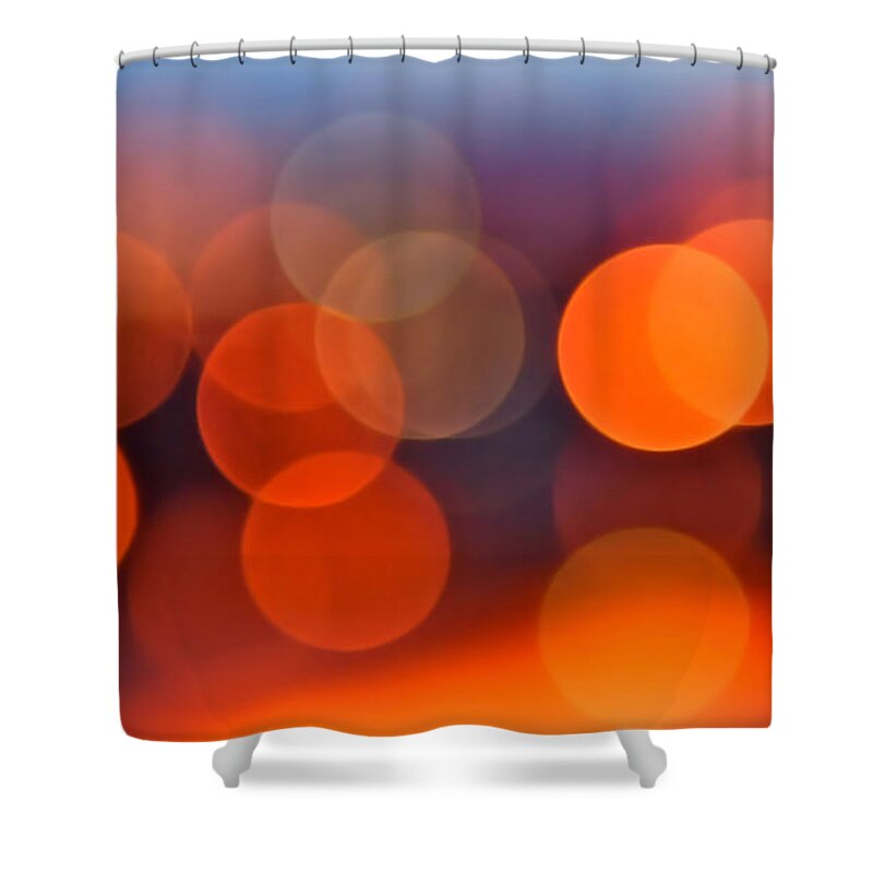 Abstract Shower Curtain featuring the photograph The Edge of Night by Rona Black