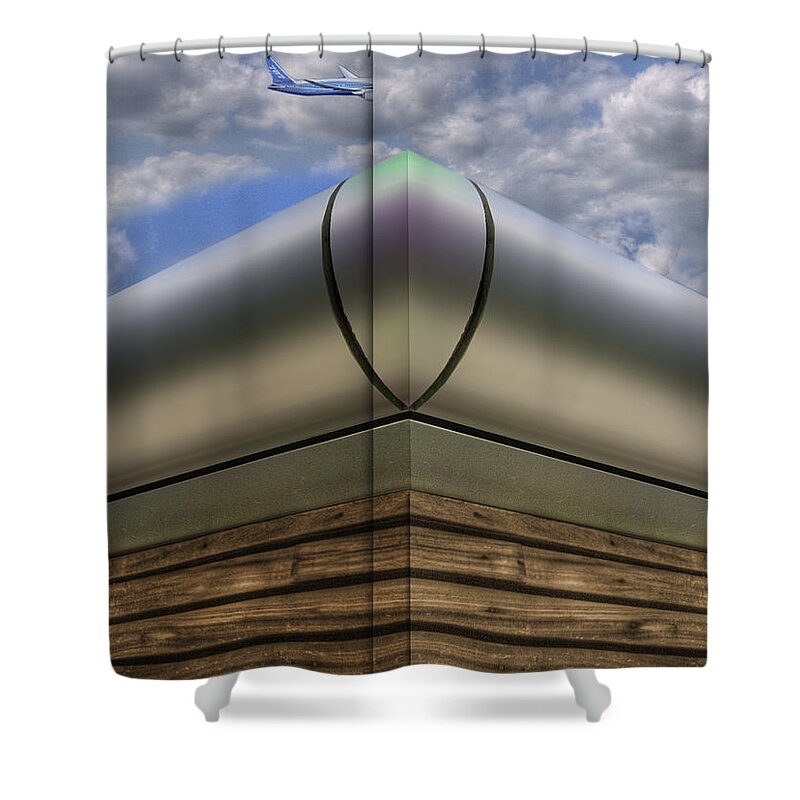 The Edge Of Nowhere Shower Curtain featuring the photograph The Edge of Nowhere by Paul Wear