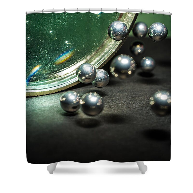 Ball Shower Curtain featuring the photograph Gravity by Jonas Luis