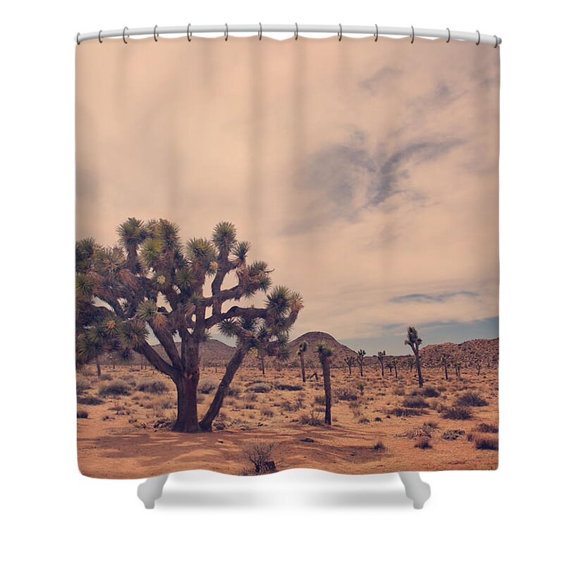 Joshua Tree National Park Shower Curtain featuring the photograph The Feeling of Freedom by Laurie Search