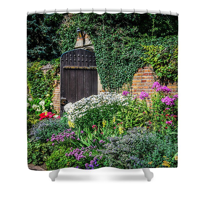 Garden Shower Curtain featuring the photograph The Garden Gate by Grace Grogan