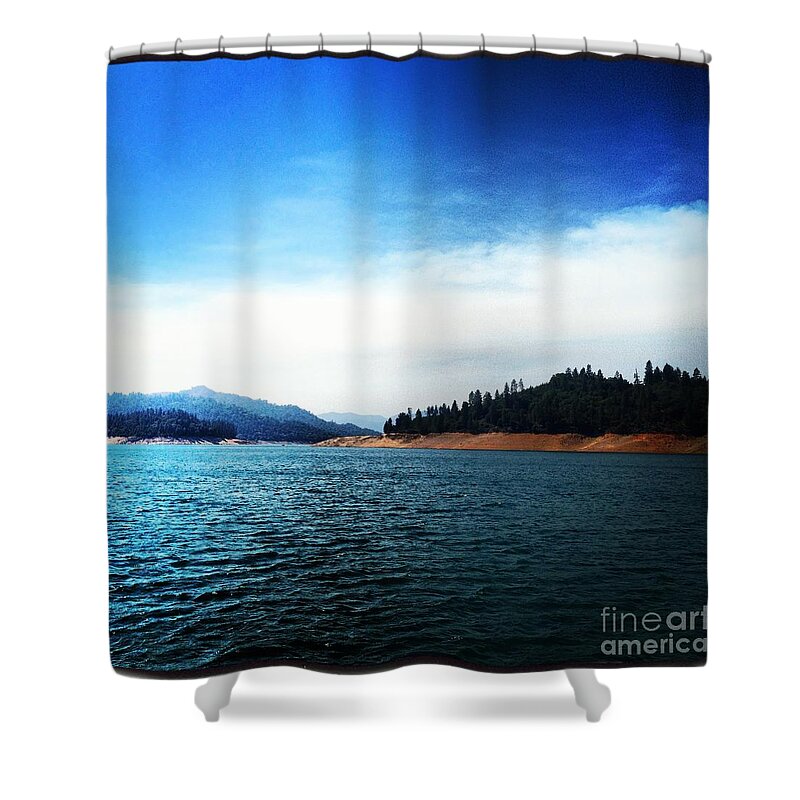 California Shower Curtain featuring the photograph The Getaway by Luther Fine Art