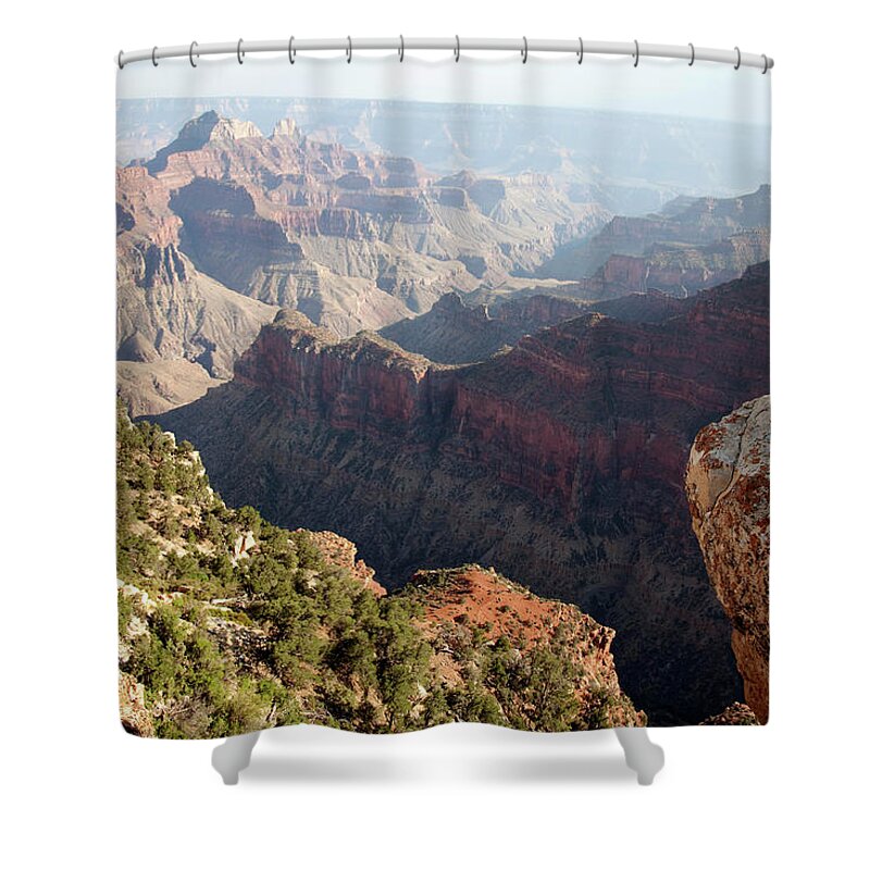 Scenics Shower Curtain featuring the photograph The Grand Canyon by Mattjeacock