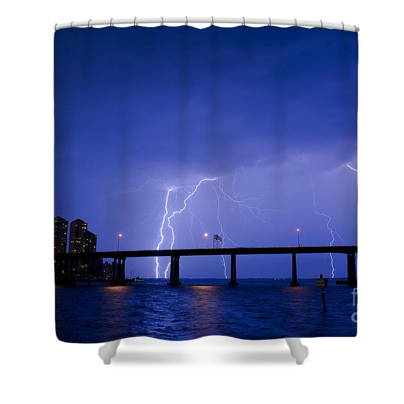 Pine Island Shower Curtain featuring the photograph The High Point Place Condo's by Quinn Sedam