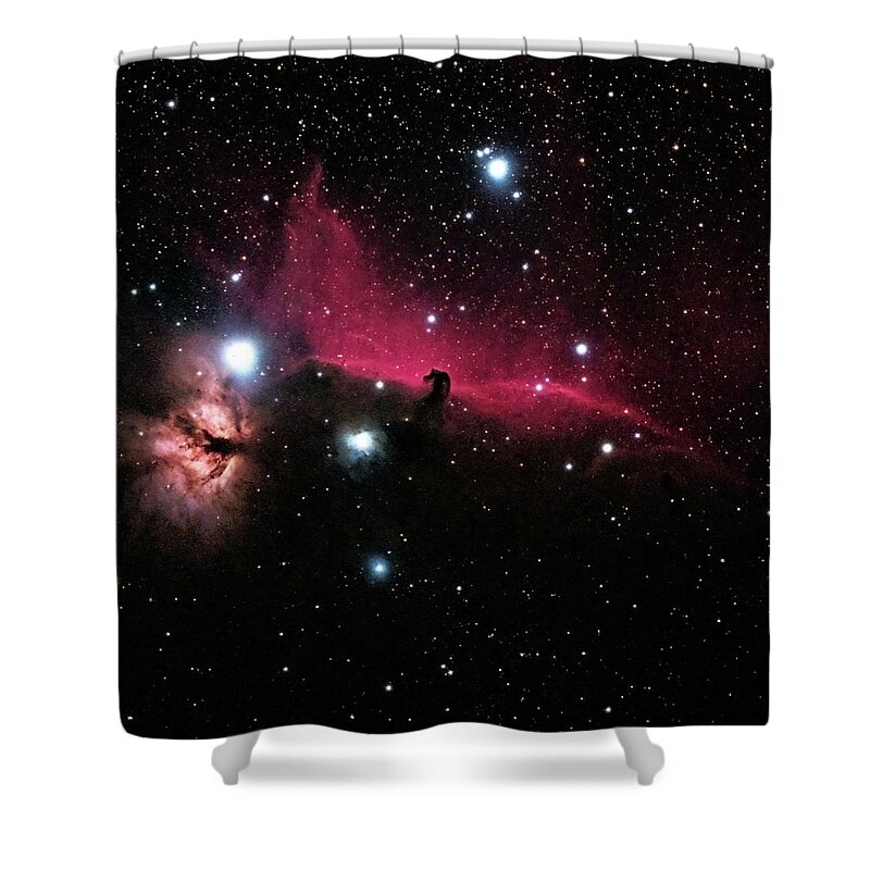 Mystery Shower Curtain featuring the photograph The Horsehead Nebula, Ic 434 by A. V. Ley